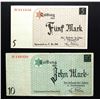 Image 5 : LITZMANNSTADT LODZ JEWISH GHETTO 1940 50pf-50M NOTES
