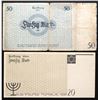 Image 8 : LITZMANNSTADT LODZ JEWISH GHETTO 1940 1M-50M NOTES