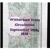 Image 5 : GERMAN OCCUPATION GUERNSEY 1941 1 WITHDRAWN NOTE