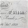 Image 6 : GREAT BRITAIN 1928 5 BANK OF ENGLAND WHITE NOTE
