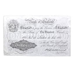 GREAT BRITAIN 1931 100 BANK OF ENGLAND WHITE NOTE