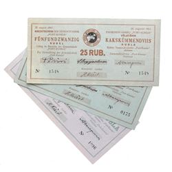 GERMAN OCCUPATION ESTONIA 1941 PORT KUNDA NOTES