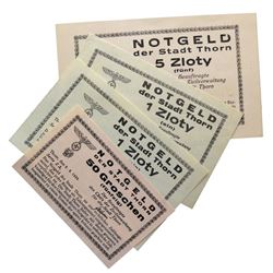 GERMAN OCCUPATION POLAND 1939 THORN PRISON CAMP NOTES