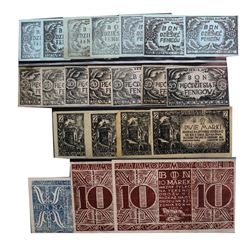 WOLDENBERG GERMANY 1944 PRISONER OF WAR CAMP NOTES