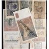 Image 2 : WARSAW GHETTO POLAND 1944 HOME ARMY OVERPRINTED NOTES