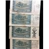 Image 4 : WARSAW GHETTO POLAND 1944 HOME ARMY OVERPRINTED NOTES