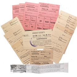 LITZMANNSTADT LODZ GHETTO DOCTOR FORMS/CERTIFICATES