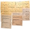 Image 1 : LITZMANNSTADT LODZ GHETTO CLOTHING COUPONS/RECEIPTS