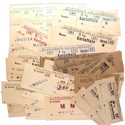 LITZMANNSTADT LODZ GHETTO POTATO RATION COUPONS