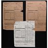 Image 7 : LITZMANNSTADT LODZ GHETTO BREAD RATION CARDS/RECEIPTS