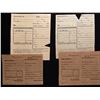 Image 9 : LITZMANNSTADT LODZ GHETTO BREAD RATION CARDS/RECEIPTS