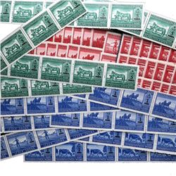 GERMAN OCCUPATION POLAND WWII REVENUE STAMPS