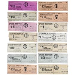 BERLIN GERMANY 1937-1939 JEWISH WINTER RELIEF FUND