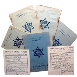 PALESTINE JEWISH IMMIGRATION CERTIFICATES/DOCUMENTS
