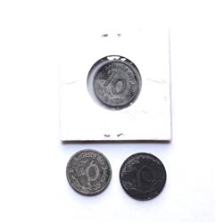 LITZMANNSTADT LODZ JEWISH GHETTO 1942 10PF COINS