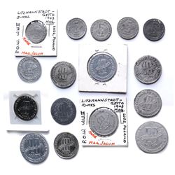 LITZMANNSTADT LODZ JEWISH GHETTO 1942 COINS