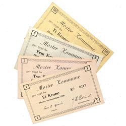 NORWAY 1940 MOSTER KOMMUNE NOTES