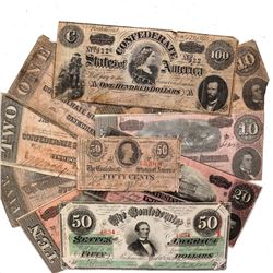 CONFEDERATE STATES 1863-1864 50-$100 NOTES