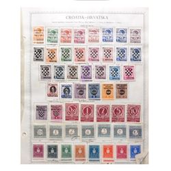 CROATIA 1941-1998 STAMP COLLECTION