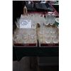 Image 1 : 68 pc. Set of Matching, Czechoslovakian Crystal Glasses - Georgian Pattern