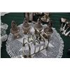 Image 1 : Silverplate Salt & Peppers & Toast Holder