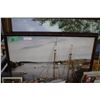 Image 1 : 2 Framed Pictues (Ship & Landscape)