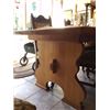 Image 2 : Oak Refractory Dining Table - Solid Top (no nails) - All Built w/Pegs (85" x 39")