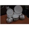 Image 1 : Ansley Princelea Pattern Dishes - 8 place setting - only 5 bowls