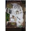 Image 1 : Box of Clock Keys, Skeleton Keys; 1819 Autograph Book; Black & White Pics; Cig. Boxes; etc.