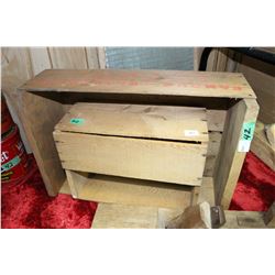 2 Wooden Boxes