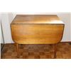 Image 2 : Oak Drop Leaf Table with Pad Feet