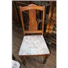 Image 8 : 1938 Dining Room Suite - China Cabinet; Sideboard; Table w/4 Side Chairs & 2 Captain Chairs (9 pcs)