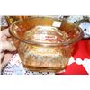 Image 1 : Carnival Glass Spitoon (some small chips)