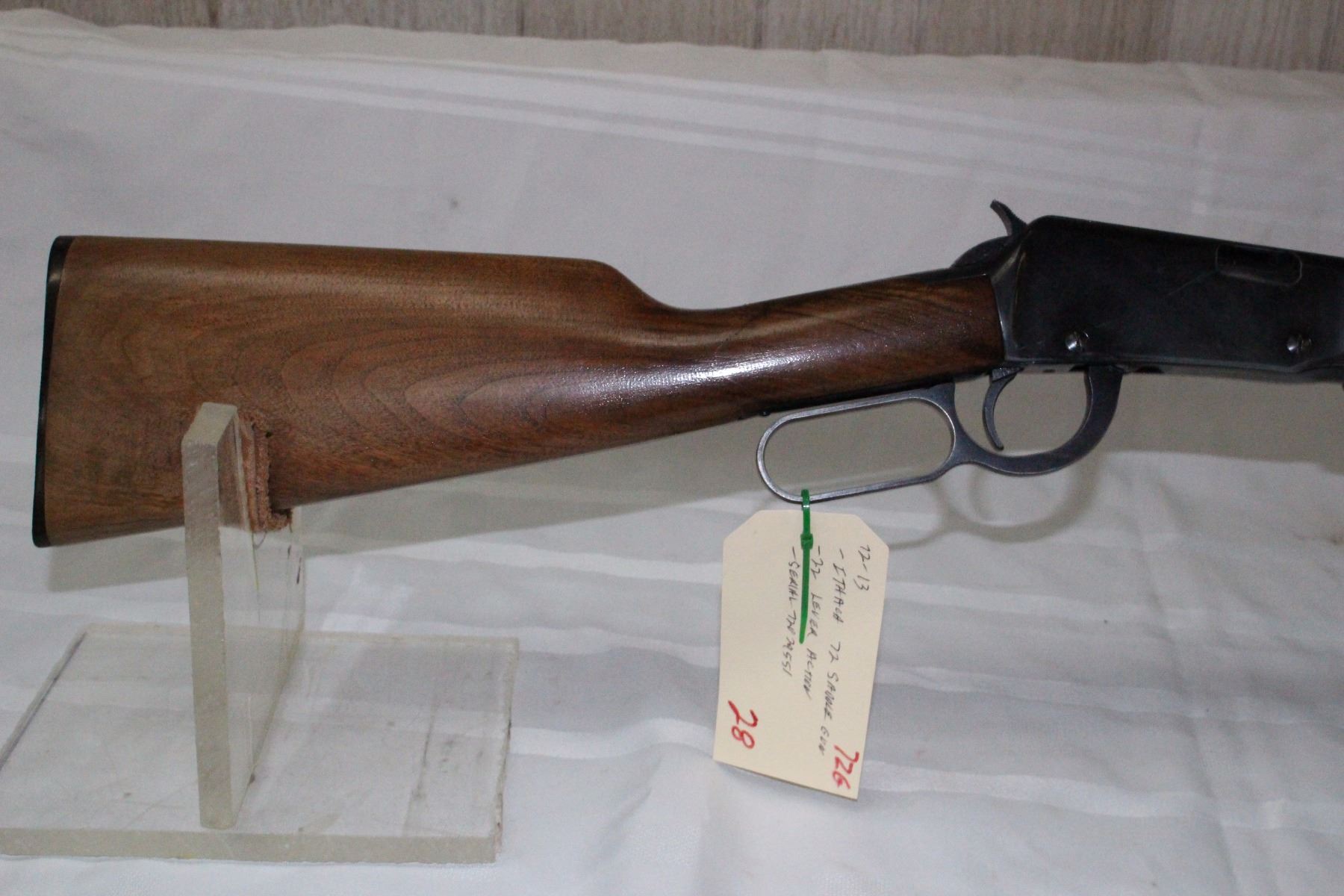 Ithaca Model 72 Ithaca; Saddle Gun; Model 72; Lever Action; 22 cal.; S/N 72029551