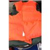Image 1 : Flourescent Hunting Vest - Small - Down Filled Canada North