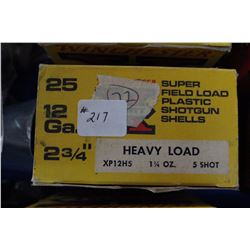 Box of 12 gauge Ammo - Heavy Load