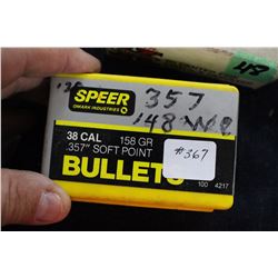 Box of Soft Point Bullets