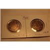 Image 1 : Cdn. Large Pennies (2) 1917; 1918