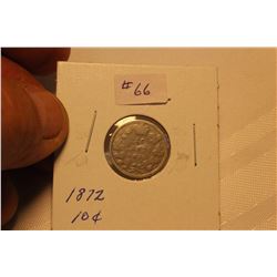 Silver 10 Cents - 1972H