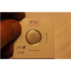 Silver 10 Cents 1896