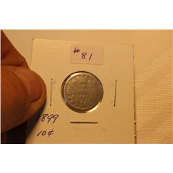 Silver 10 Cents 1899
