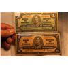 Image 1 : Cdn. One & Two Dollar Bills (2) 1937 - Gordon, Towers