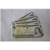 Image 1 : Cdn. Dollar Bills (4) 1973 - 4 sequenced bills
