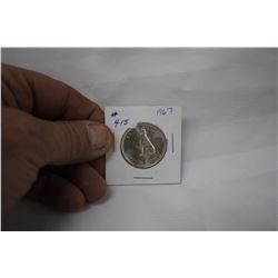 Cdn. Fifty Cent Coin - 1967 - Silver