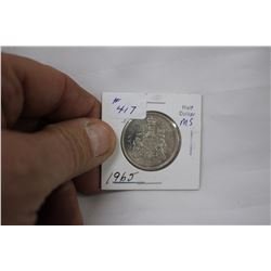 Cdn. Fifty Cent Coin - 1965 - Silver