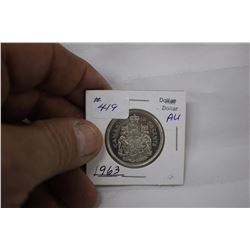 Cdn. Fifty Cent Coin - 1963 - Silver