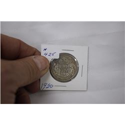 Cdn. Fifty Cent Coin - 1950 - Silver