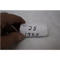 Cdn. Dollar Coins (Roll) - 1985 - Nickel