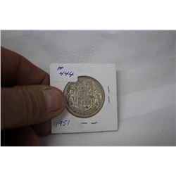 Cdn. Fifty Cent Coin - 1951
