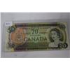 Image 1 : Cdn. 20 Dollar Bill - 1969 - Beattie & Rasminsky - 2 Letter Prefix